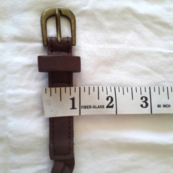 2 x $25 Braided faux-leather belt - Picture 2 of 3